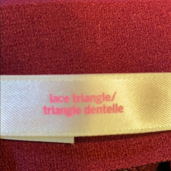 Victoria's Secret Lace Triangle Embroidered Roses - Picture 8 of 9